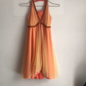 Orange and Yellow Dance Costume